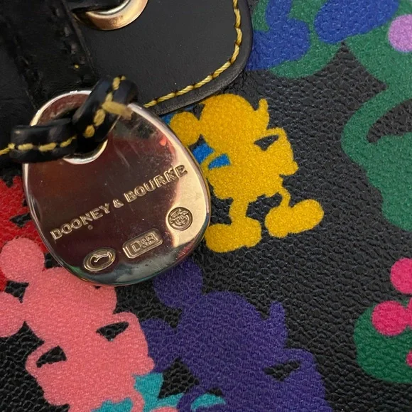ADORABLE Dooney & Bourke Multicolor Mickey Mouse Tote - Picture 14 of 14